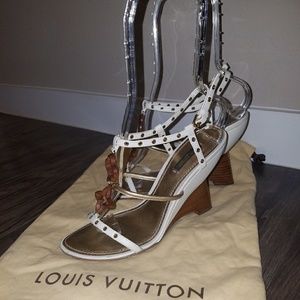 Louis Vuitton Andalucia Wedge Sandals